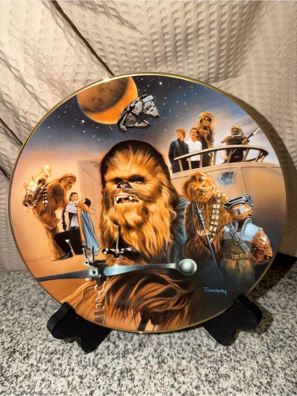 1999 Star Wars Heroes & Villains Series Chewbacca by The Hamilton Collection
